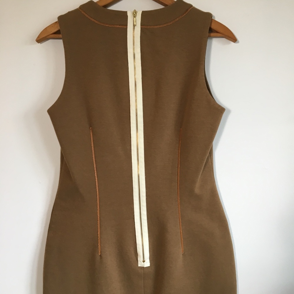 Iris Setlakwe Designer Leather Accents Dress - Picture 5 of 8